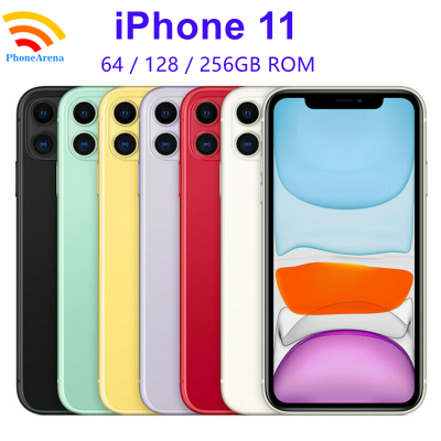 90% New Original Apple iPhone 11 iPhone11 64GB/128GB/256GB 6.1′ Retina IPS LCD Face ID Factory Unlocked 4G LTE