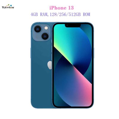 Face ID Original Apple iPhone 13 128GB/ 512GB 5G LTE Mobile Phone NFC IOS A15 Bionic Hexa Core 6.1” 12MP&12MP 3240mAh