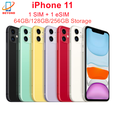 Genuine Apple iPhone11 iPhone 11 64GB 128GB 256GB ROM 6.1″ Liquid Retina IPS LCD Face ID IOS Unlocked Original 4G LTE s