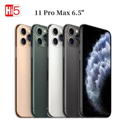 Original Apple iPhone 11 Pro Max 6.5″ IOS A13 Chip 4GB& 64/256/512GB Unlocked smartphone 3 cameras *12MP iphone 11promax