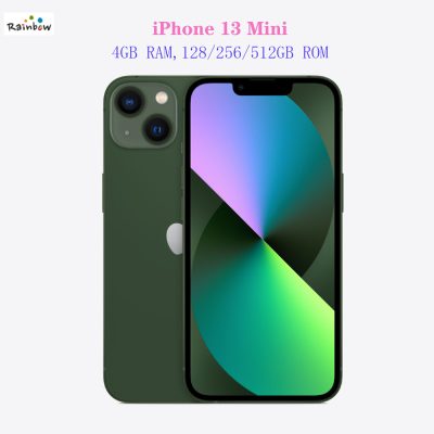 Original Apple iPhone 13 mini 128GB/256GB/512GB 5G LTEFace ID NFC IOS A15 Bionic Hexa Core 5.4” Dual 12MP&12MP 4GB RAM