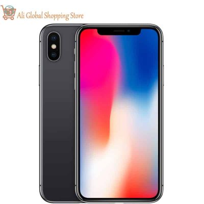 Unlocked iPhone X 3GB RAM 64/256GB ROM 5.8″ iOS Hexa Core Apple Phone 12.0MP Dual Back Camera 4G LTE Mobile Phone